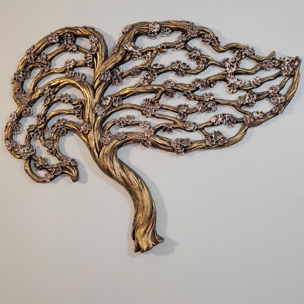Cherry Blossom Tree Wall Sculpture